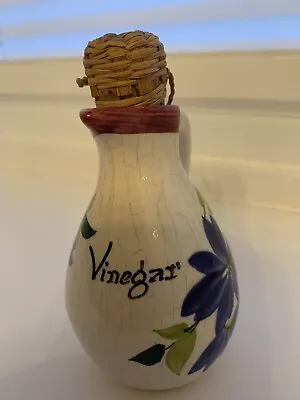 Buy Toni Raymond Hand Painted Vinegar Jar. Pre-loved • 4£