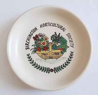 Buy Vtg Birchington Kent Horticultural Society Plate 1963-88 Phillips Pottery 5½in • 5.99£