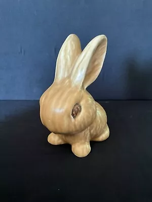 Buy Vintage Sylvac Beige/Brown Snub Nose Ceramic Bunny Rabbit Figurine 1065 • 20£