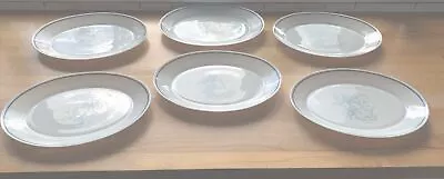 Buy 6  Pyrex Blue Iris Lge 12in X 9in Oval Steak Plates Platters Retro Excellent Con • 39.99£