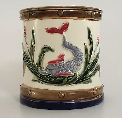 Buy Antique Czechoslovakian ‘Eichwald’ Pot / Planter With Dolphin And Foliage • 50£