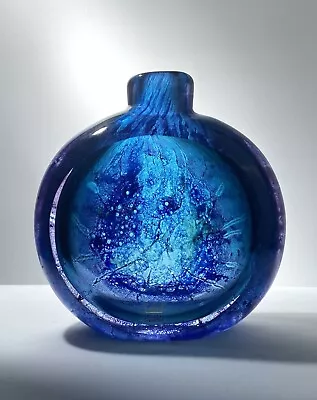 Buy GORAN WARFF KOSTA BODA Vase Blue Solid Art Design Glass, Signed 1960's, H5-6  • 238.96£