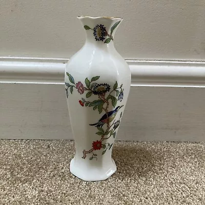 Buy Vtg Aynsley Pembroke Fine Bone China Bud Vase Flowers & Birds Made In England • 4.99£