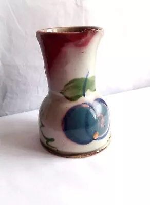 Buy Hand Thrown. Hand Painted Glazed Art Studio Pottery Jug 14cm • 10£