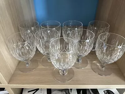 Buy Crystal Set Of 9  Water/wine/gin/brandy Glasses • 1.70£