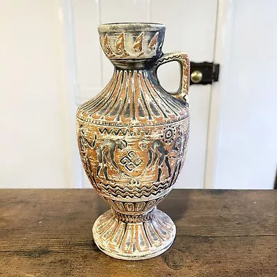 Buy BAY Keramik Vase 91 20 West German Pottery Greek Urn Style Antique Design 21cm • 24.99£