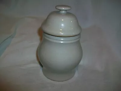 Buy Old Crow Stoneware Lidded Jar Pottery Beige  • 9.60£