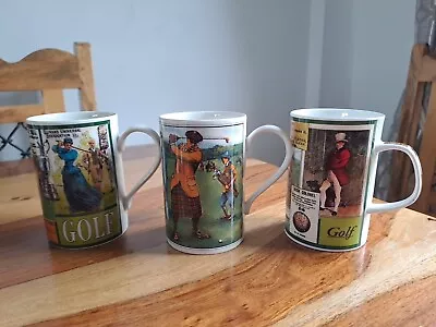 Buy DUNOON  Golf  STONEWARE MUGS By Orion Studios X2 ,1 Other. • 16£