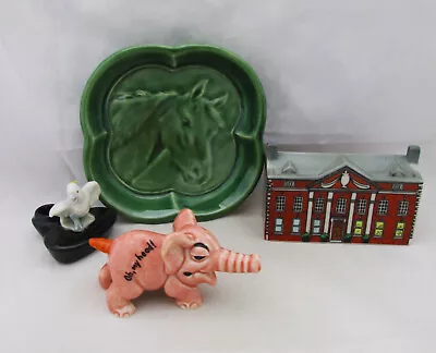Buy Wade Pin Dish Horse, Candle Holder, Bloodshot Hall, Irish Pink Elephant • 5.99£