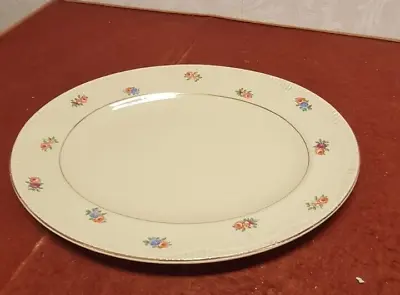 Buy Clarice Cliff Newport Pottery Ltd Rose Bud Oval Serving Plate • 16.50£