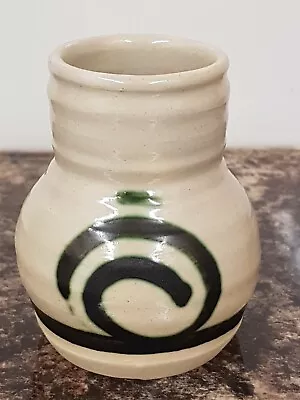 Buy Vintage Scottish Moffat Studio Pottery Stoneware Vase Signed • 8£