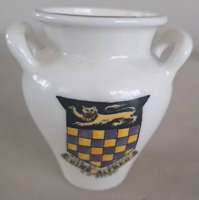 Buy Crested Ware, Goss China, Maltese Funereal Urn, King Alfred Crest.  • 2.99£