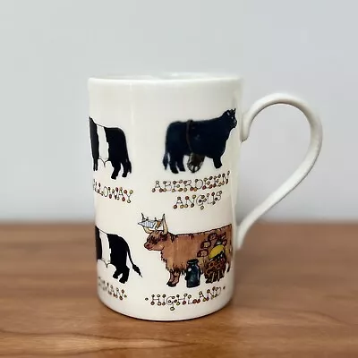 Buy Highland Cows Dunoon Mug By Cherry Denman Stoneware Made In Scotland Coffee Cup • 7.99£
