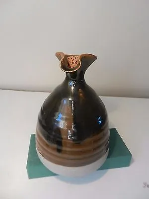Buy Martin Homer Studio Pottery - Stoneware Large Flask - Stamped. (1) • 16£
