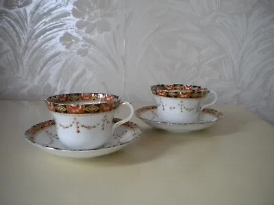 Buy 2 Vintage Royal Albert Crown China T.C.W Tea Cups & Saucers Pattern No. 3176 • 3.99£