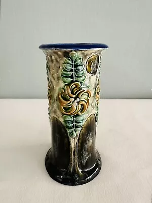 Buy Antique Royal Doulton Lambeth Ceramic  Glazed Vase 14cm, Victorian England • 35£