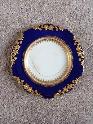 Buy Copeland Spode Cabinet Plate 9   Blue & Gold C1847-c1970 Antique/Vintage  • 30£