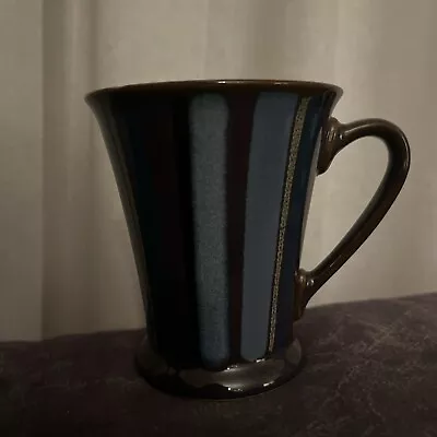 Buy One Blue Striped DENBY Gatsby Mug - Excellent Condition - Preowned • 10£