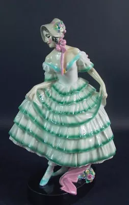 Buy Beautiful Lady / Dancer - Keramos Ceramic Vienna Austria • 514.52£