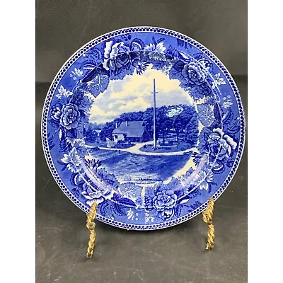 Buy Wedgwood Washington’s Headquarters Blue And White Plate • 11.57£