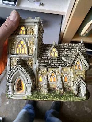 Buy Fowler Pottery ( Derek Fowler ) Night Light Of A Church. • 24.99£