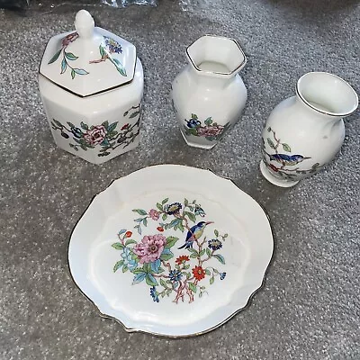 Buy Wonderful Aynsley Bone China Collection Of 4 Items In The Pembroke Pattern • 8.99£