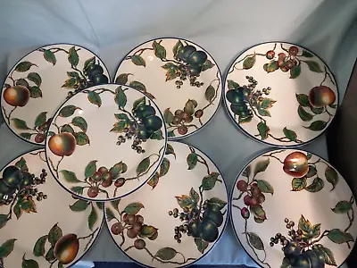 Buy Staffordshire Tableware- Autumn Fayre - 7 X Dinner Plates • 25£