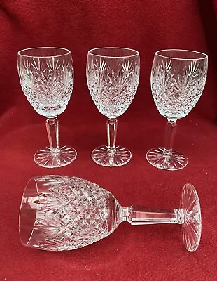 Buy 4 X TYRONE FINE QUALITY CRYSTAL WINE GLASSES VERY GOOD CONDITION • 49.99£