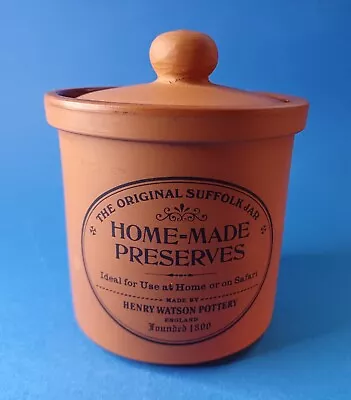 Buy Henry Watson Pottery The Original Suffolk Jar Homemade Preserves 250ml Used VGC  • 4.95£