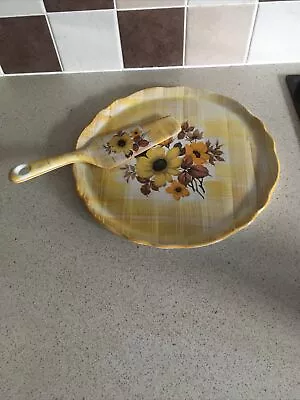 Buy Old Foley James Kent Cake Plate And Slice • 7.99£