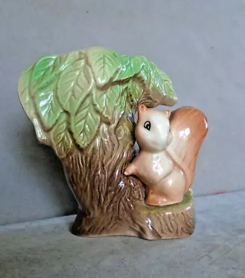 Buy Withernsea Pottery Fauna Squirrel Vase.  VGC • 1.99£