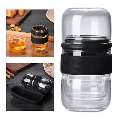 Buy Travel Tea Pot Set Chinese Kung Fu Glass Infuser Teapot Cups • 9.89£