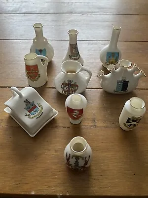 Buy Collection Of Unbranded China Crested Ware X10 • 1.99£