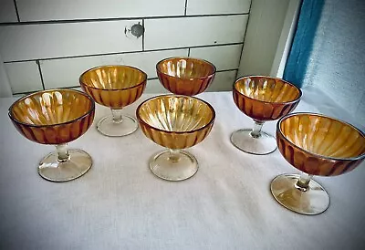 Buy Vintage Depression Marigold Sherbet Dessert Carnival Glass • 85.39£