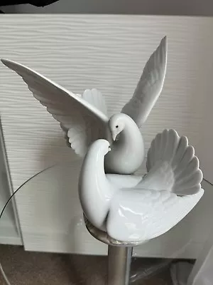 Buy Lladro Porcelain Figurine - Doves 'love Nest' No 6291 • 50£