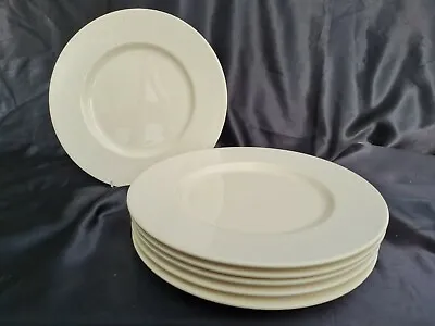 Buy Marks & Spencer M&S Home Italian Collection Cream  DINNER PLATES  X 6 • 59.99£