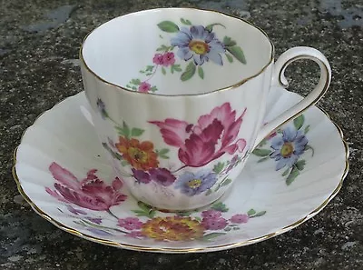 Buy Vintage Royal Tuscan Springtime Tea Cup & Saucer Fine Bone China England • 21.76£