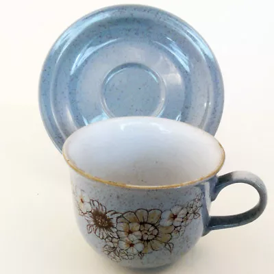 Buy DENBY REFLECTIONS Tea Cup & Saucer OLDER VERSION NEW NEVER USED Made In England • 33.56£