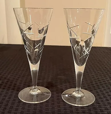 Buy Pair Of LUNAR By ROYAL DOULTON Wine / Water Glasses • 45.52£