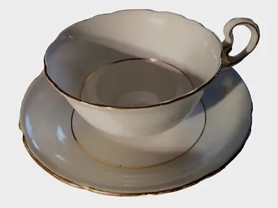Buy Vintage ABJ Royal Grafton China Made In England Tea Cup & Saucer Set Light Blue • 22.97£