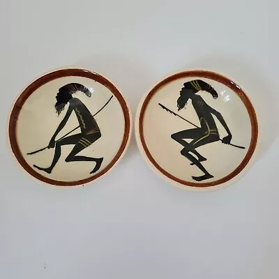 Buy MARTIN BOYD Australia Aboriginal Art Tribal Dancer Ceramic Small Plaque Bowls  • 29.99£