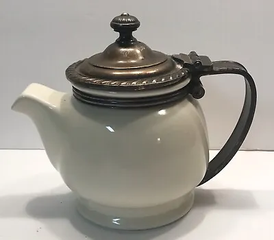 Buy Antique HALL Made In USA Regency Hotel Teapot International Silver Lid & Handle • 192.10£