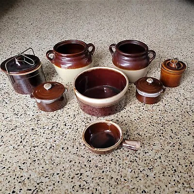 Buy Antique  McCoy Brown Drip / Mammouth, Ill / Miscellaneous Pottery Lot • 26.02£