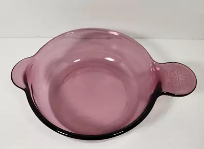 Buy Corning Pyrex Vision Cranberry Grab It Meal V-240-B Glass Bowl Dish • 14.47£