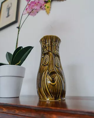 Buy Vintage Sadler Celery Ceramic Vase Pot - Kitchen Heritage Piece • 10£