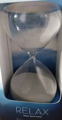 Buy Large Glass Sand Timer 60 Min Home Decor Ornament Relax 1 Hour Hourglass Gift  • 12.90£