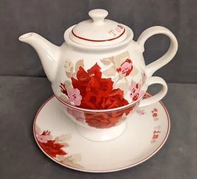 Buy Pretty Laura Ashley  Tea Time  Fine Bone China Tea Set For One. • 15.50£