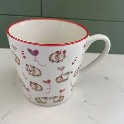 Buy Tesco Home Guinea Pig Love Hearts Balloons China Mug Cup Coffee Tea Unused • 12£