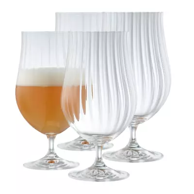 Buy Galway Crystal Erne Set Of 4 Beer/Cocktail Glasses Brand New In Gift Boxed Pairs • 34.99£