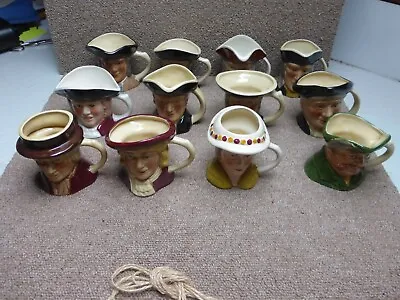 Buy 12 Tony Wood Character Jugs In Very Good Condition • 65£